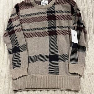 Faze 1 Plaid Kids Sweater Boys Size Medium 10/12 New with Tag